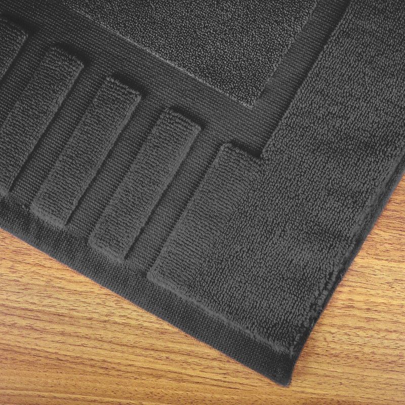 Belem 2 Pcs Bath Mat 22 x 34 | Castlerock Gray