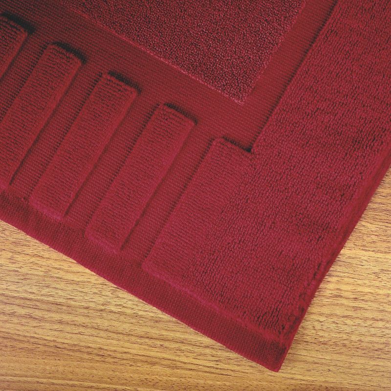 Belem 2 Pcs Bath Mat 22 x 34 | Cherry Wine