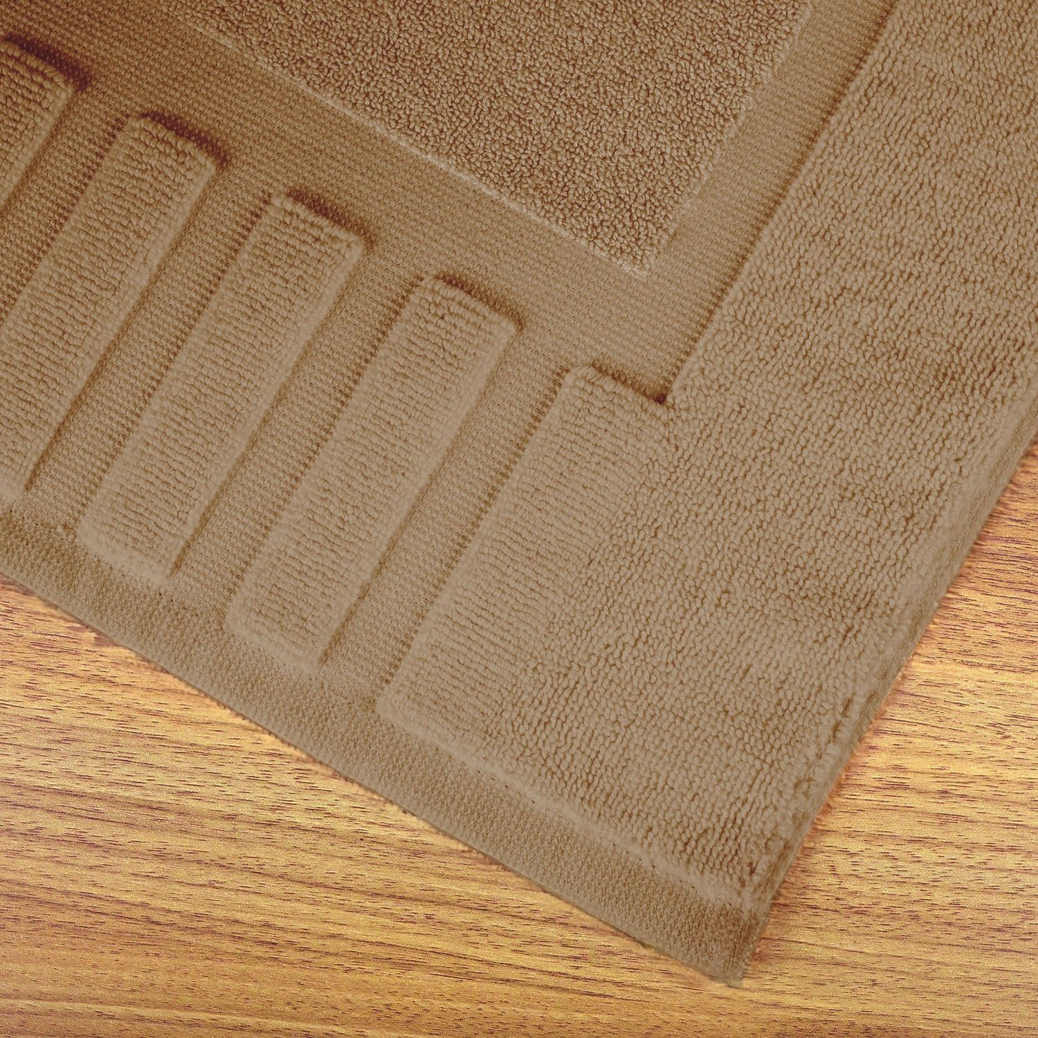 Belem 2 Pcs Bath Mat 22 x 34 | Sandcastle Tan