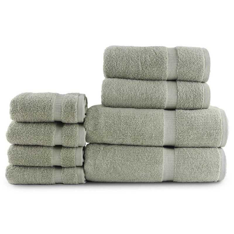 Belem 8 Pcs Towel Set | Sage Green