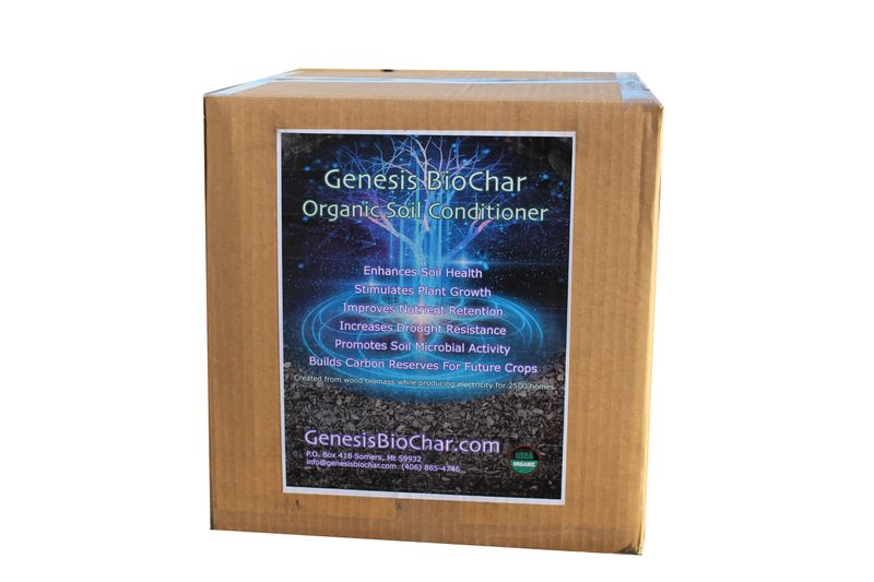One Cubic Foot Box of Genesis Biochar