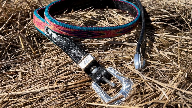 Montana Creations Hand-Hitched Horsehair Belt 303