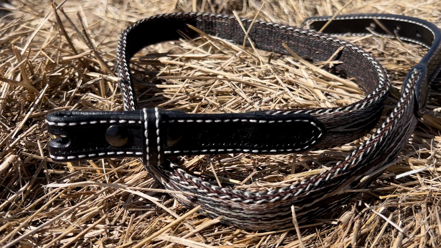 Montana Creations Hand-Hitched Horsehair Belt 305