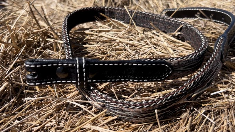 Montana Creations Hand-Hitched Horsehair Belt 305