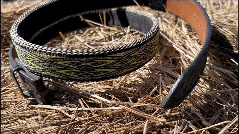Montana Creations Hand-Hitched Horsehair Belt 307