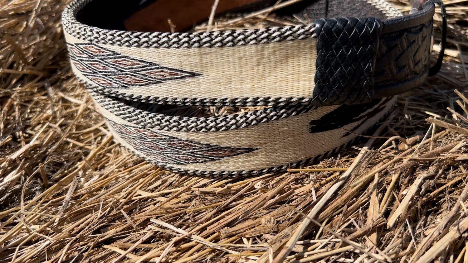 Montana Creations Hand-Hitched Horsehair Belt 314