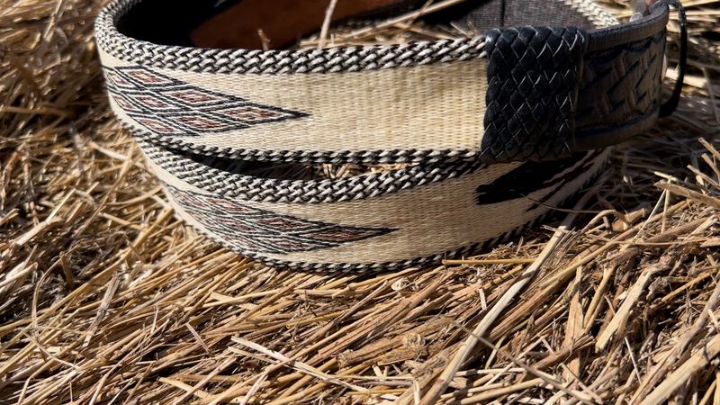 Montana Creations Hand-Hitched Horsehair Belt 314