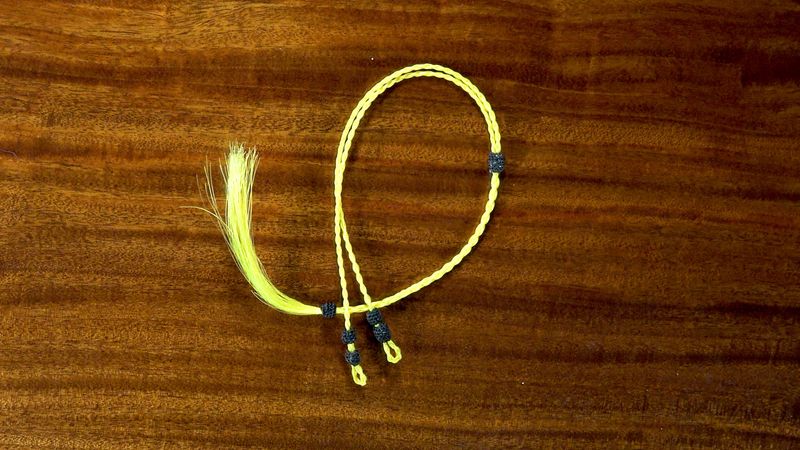 Hand-Hitched Horsehair Bolo Tie