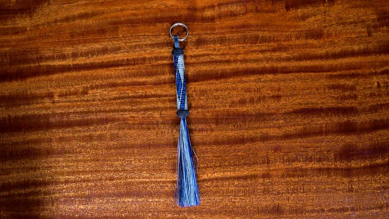 Hand-Hitched Horsehair Key Fobs 01