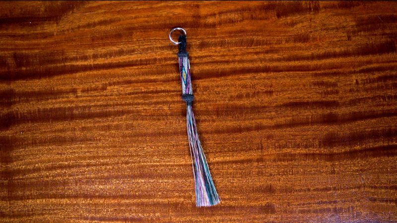 Hand-Hitched Horsehair Key Fobs 04