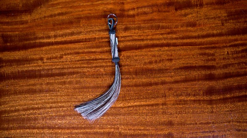 Hand-Hitched Horsehair Key Fobs 11