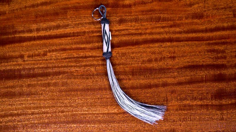 Hand-Hitched Horsehair Key Fobs 13