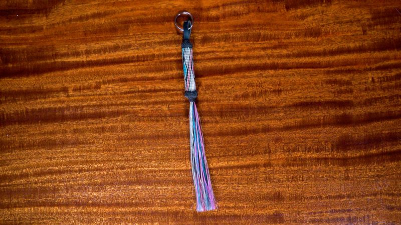 Hand-Hitched Horsehair Key Fobs 07