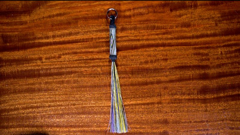 Hand-Hitched Horsehair Key Fobs 09