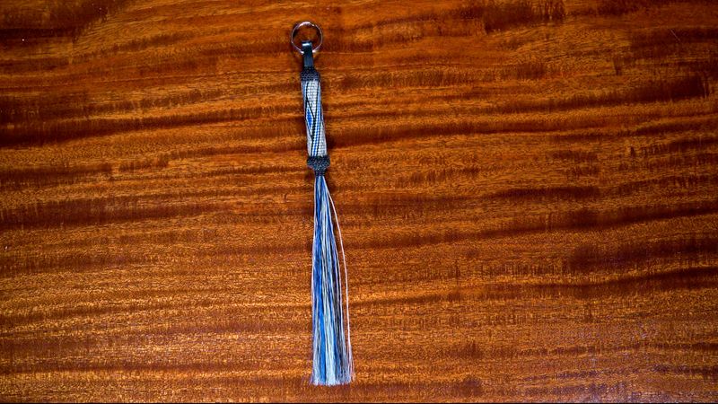 Hand-Hitched Horsehair Key Fobs 19