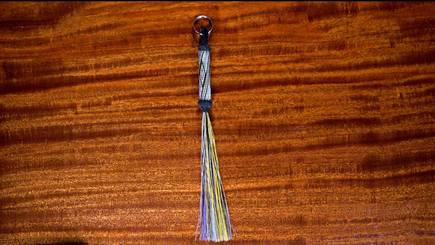 Hand-Hitched Horsehair Key Fobs 10