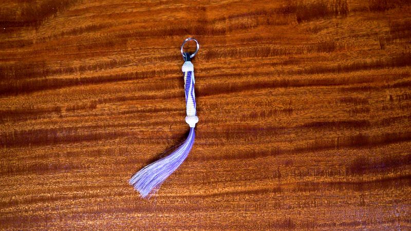 Hand-Hitched Horsehair Key Fobs 22