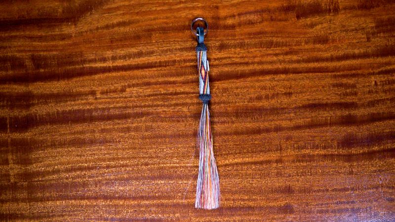 Hand-Hitched Horsehair Key Fobs 31