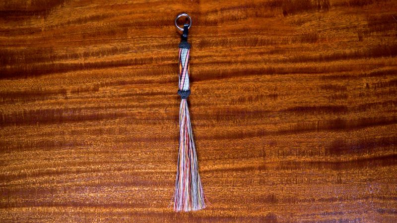 Hand-Hitched Horsehair Key Fobs 33