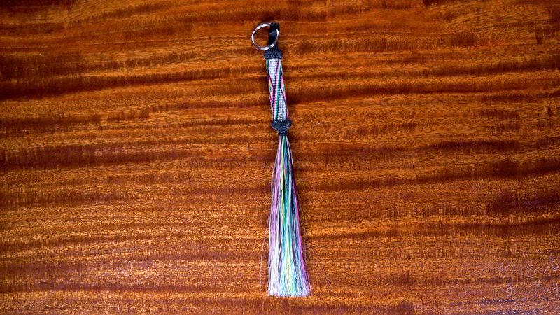 Hand-Hitched Horsehair Key Fobs 44