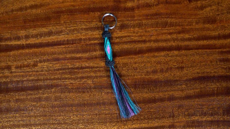 Hand-Hitched Horsehair Key Fobs 76