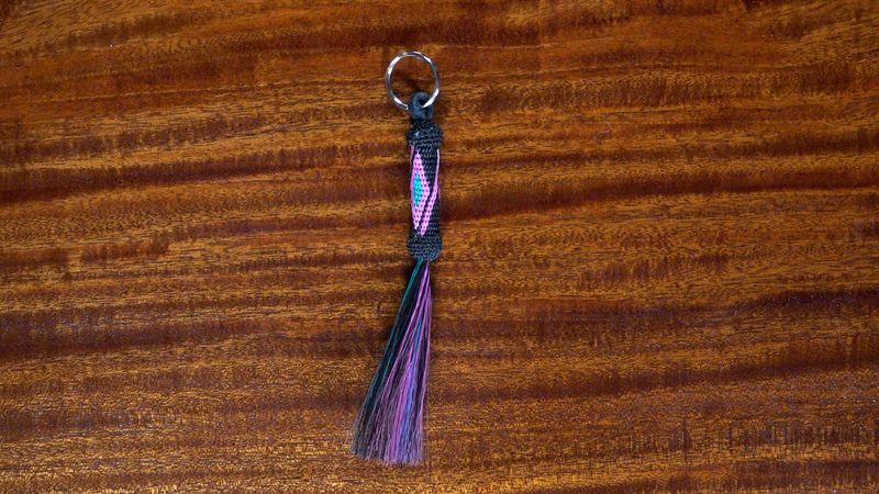 Hand-Hitched Horsehair Key Fobs 78