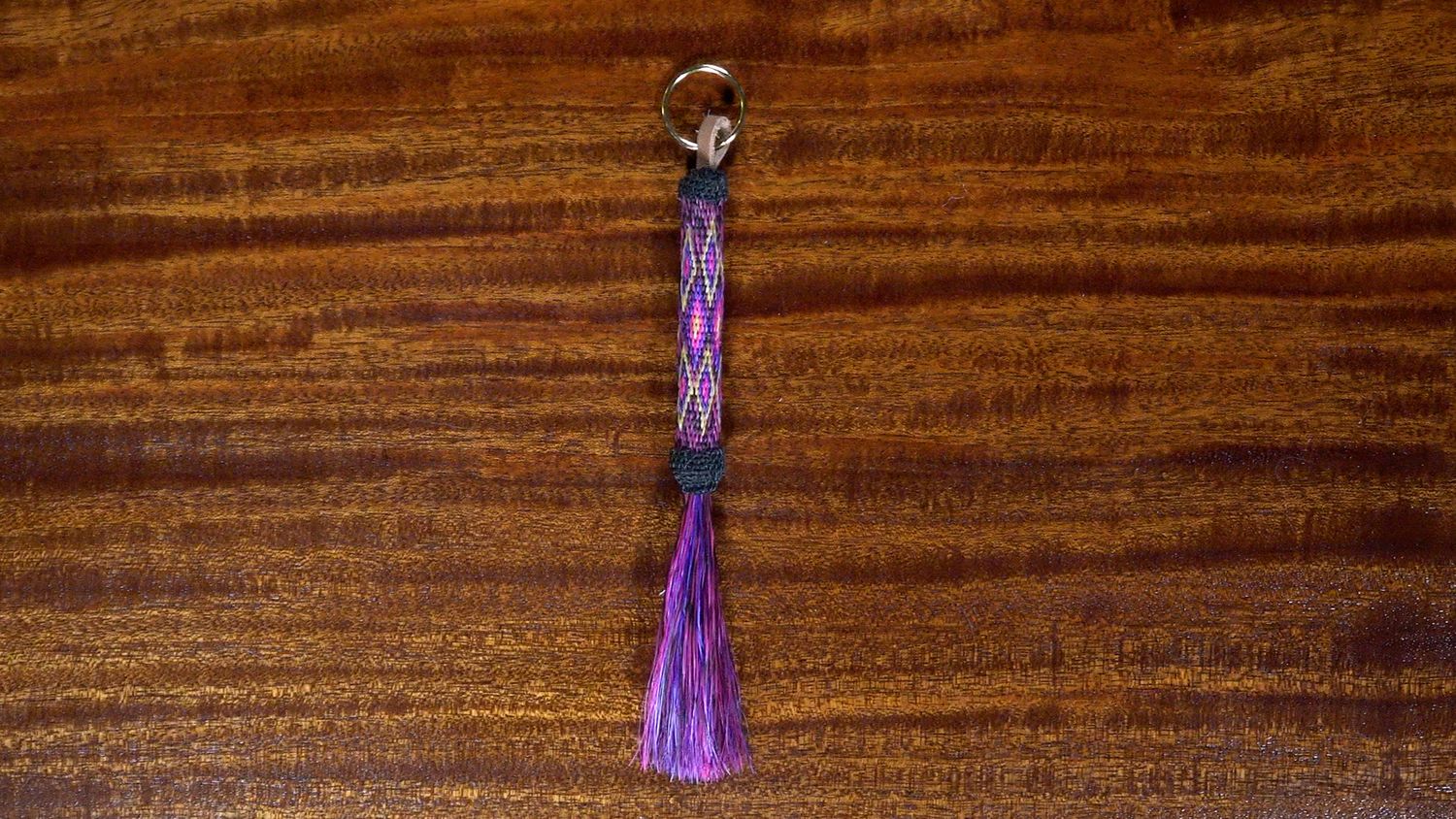 Hand-Hitched Horsehair Key Fobs 130