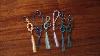Hand Braided Horse Hair Key Fobs