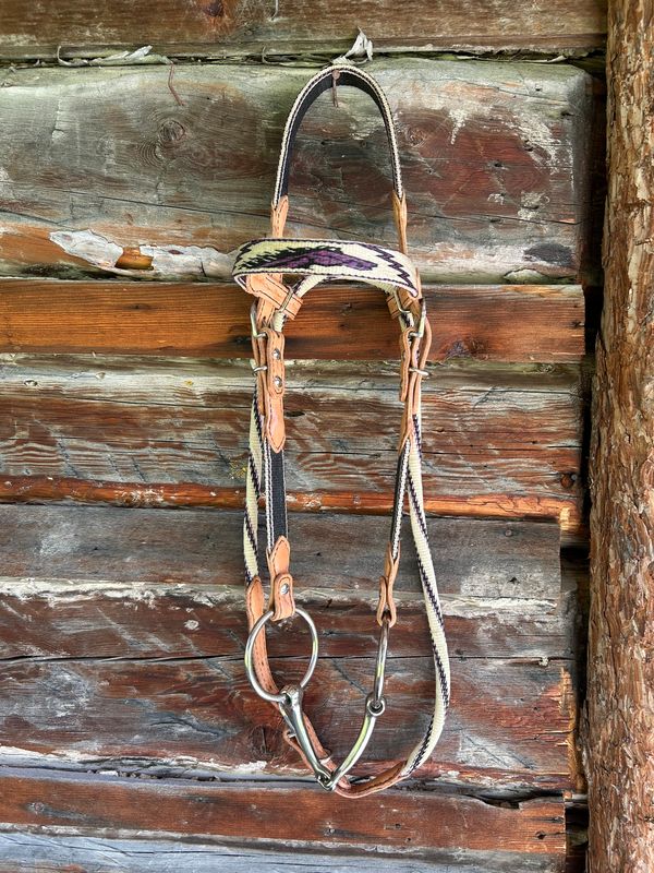 Hand-Hitched Horsehair Bridle 1438