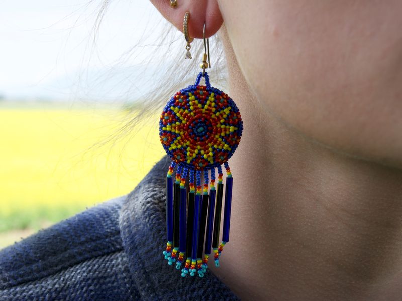 Handcrafted Beaded Earrings_603