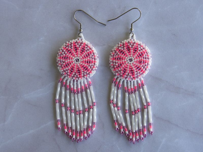 Handcrafted Beaded Earrings_606