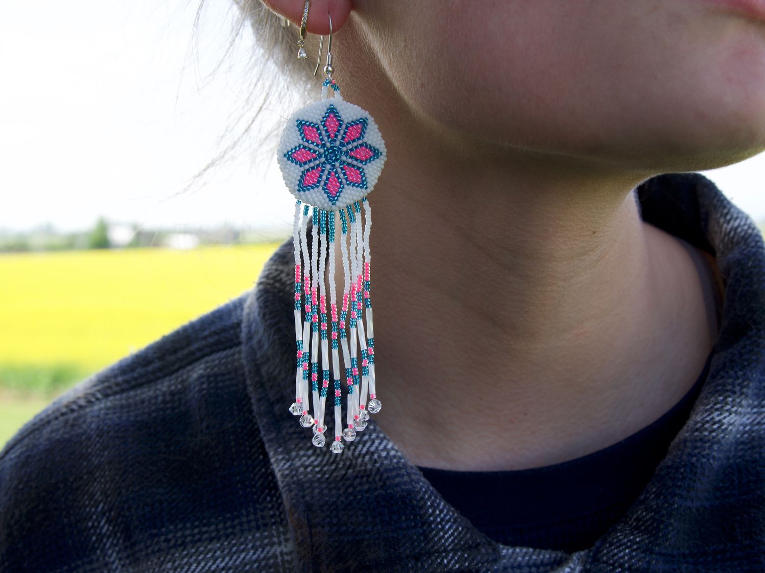 Handcrafted Beaded Earrings_608