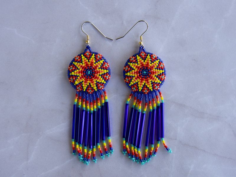 Handcrafted Beaded Earrings_610