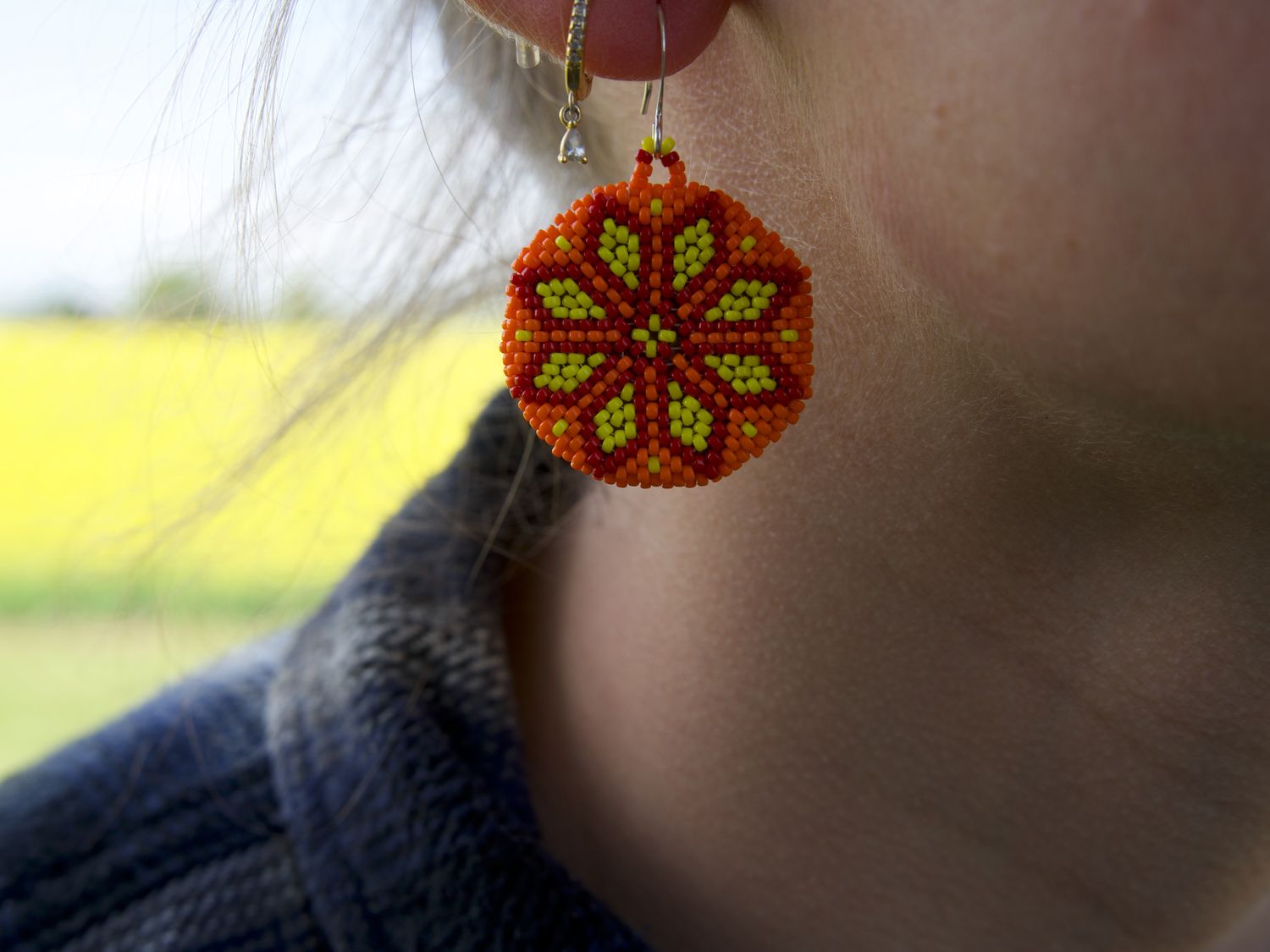Handcrafted Beaded Earrings_607