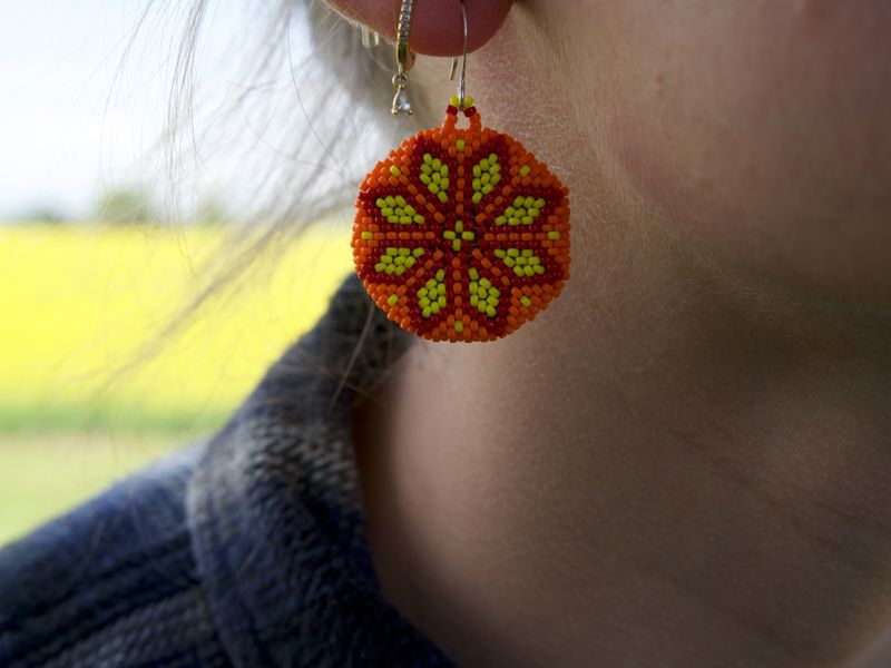 Handcrafted Beaded Earrings_607