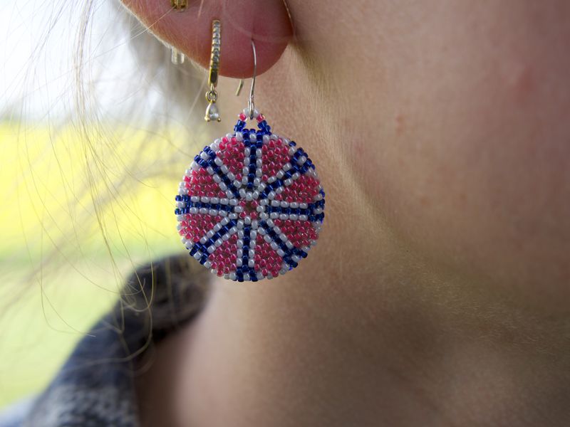 Handcrafted Beaded Earrings_611
