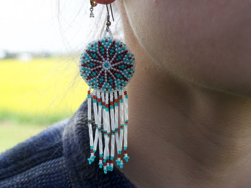 Handcrafted Beaded Earrings_613