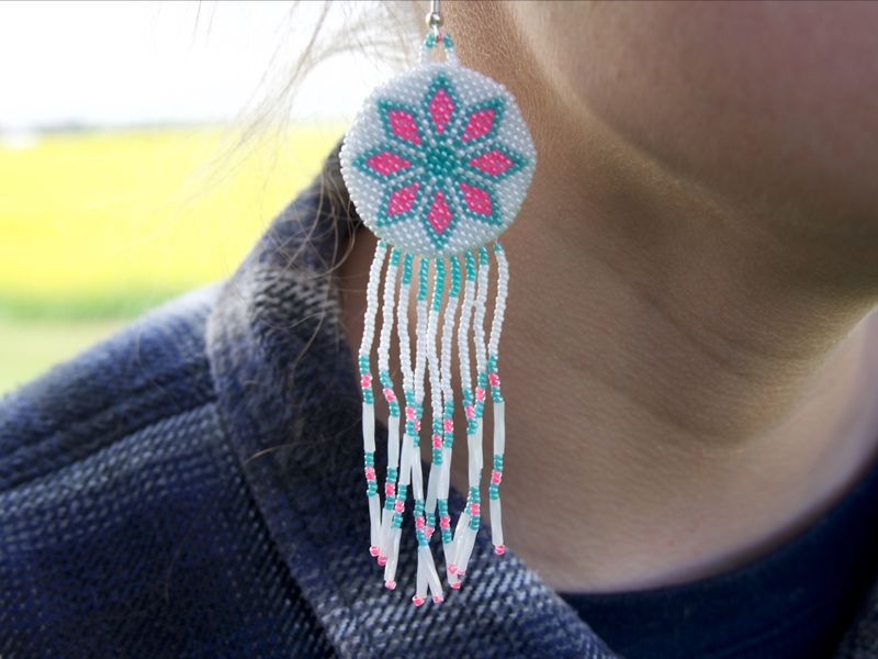 Handcrafted Beaded Earrings_617