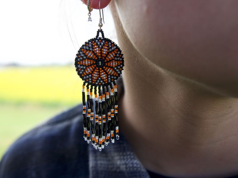 Handcrafted Beaded Earrings_618
