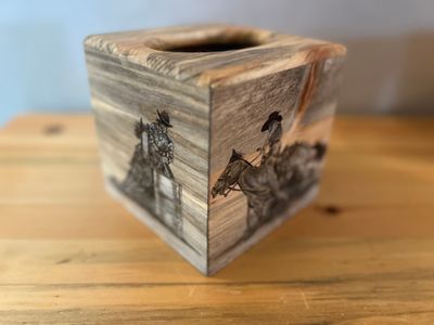 Hand-Crafted Wooden Tissue Boxes 