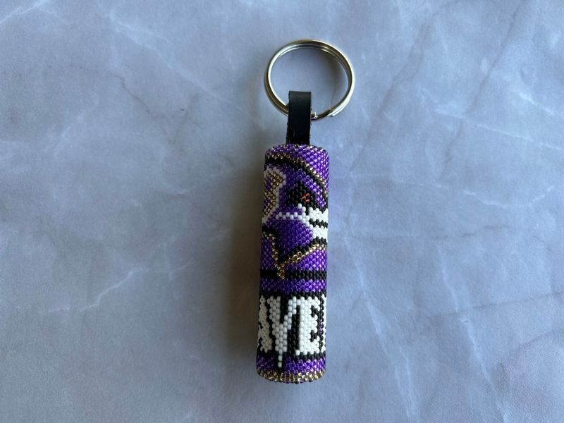 Beaded Themed Key Fob