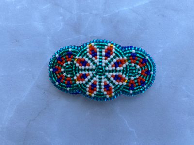 Montana Beaded Barrettes, Hair Clips