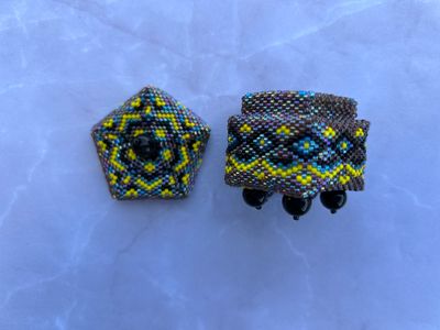 Beaded Mini Jewelry boxes