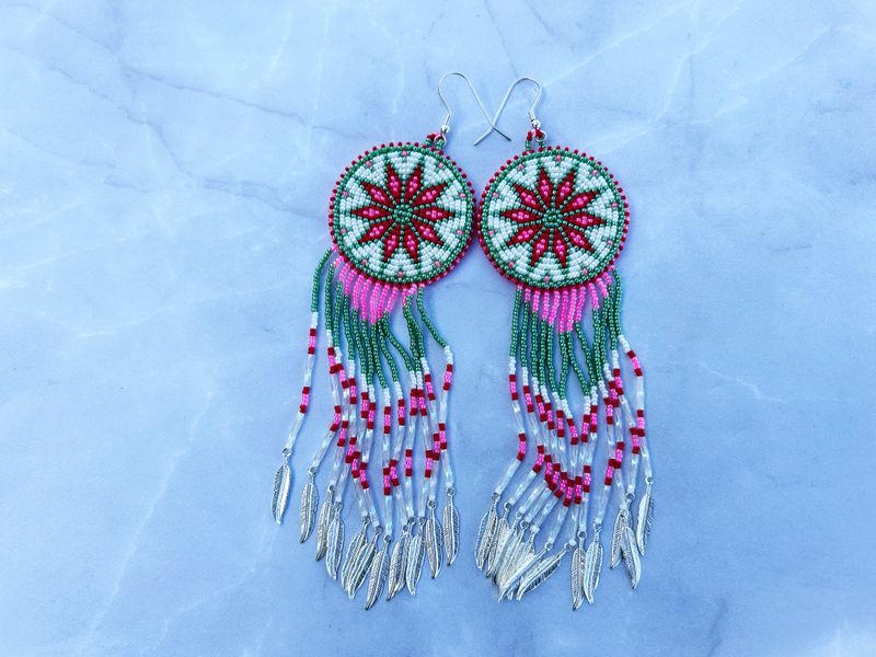 Handcrafted Beaded Earrings