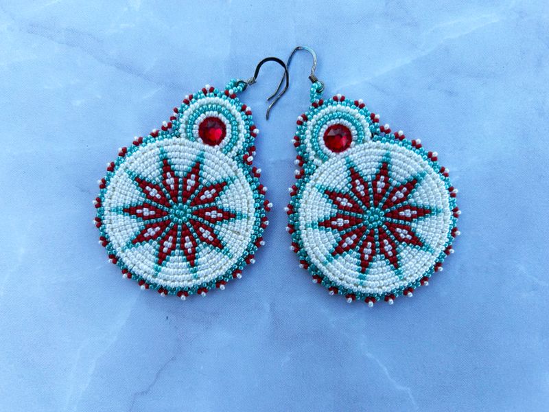 Handcrafted Beaded Earrings