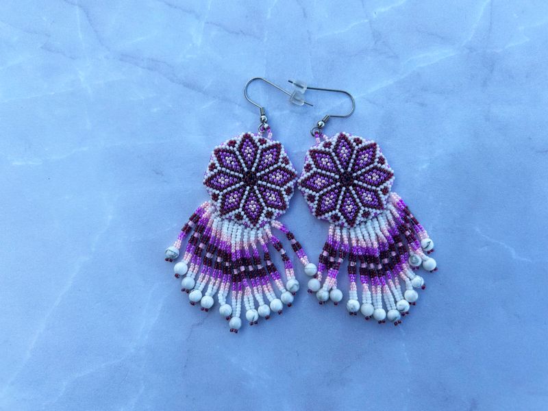 Handcrafted Beaded Earrings