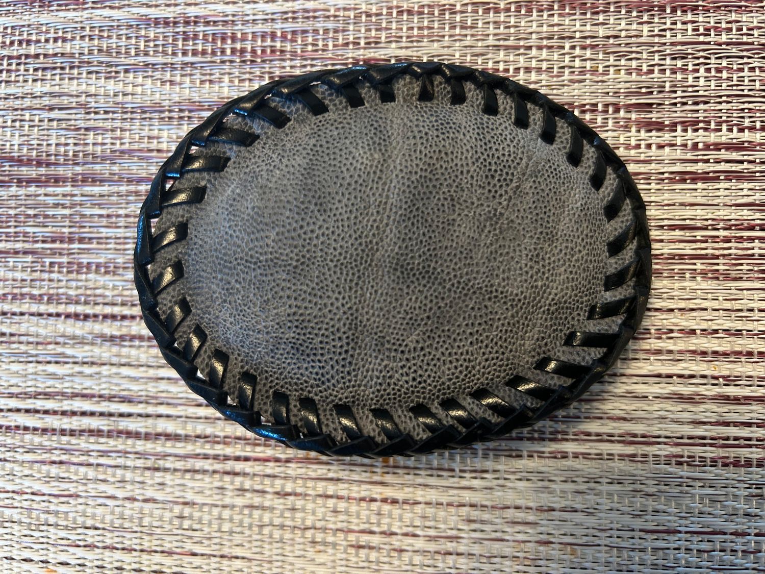 Montana Made Leather Belt Buckle