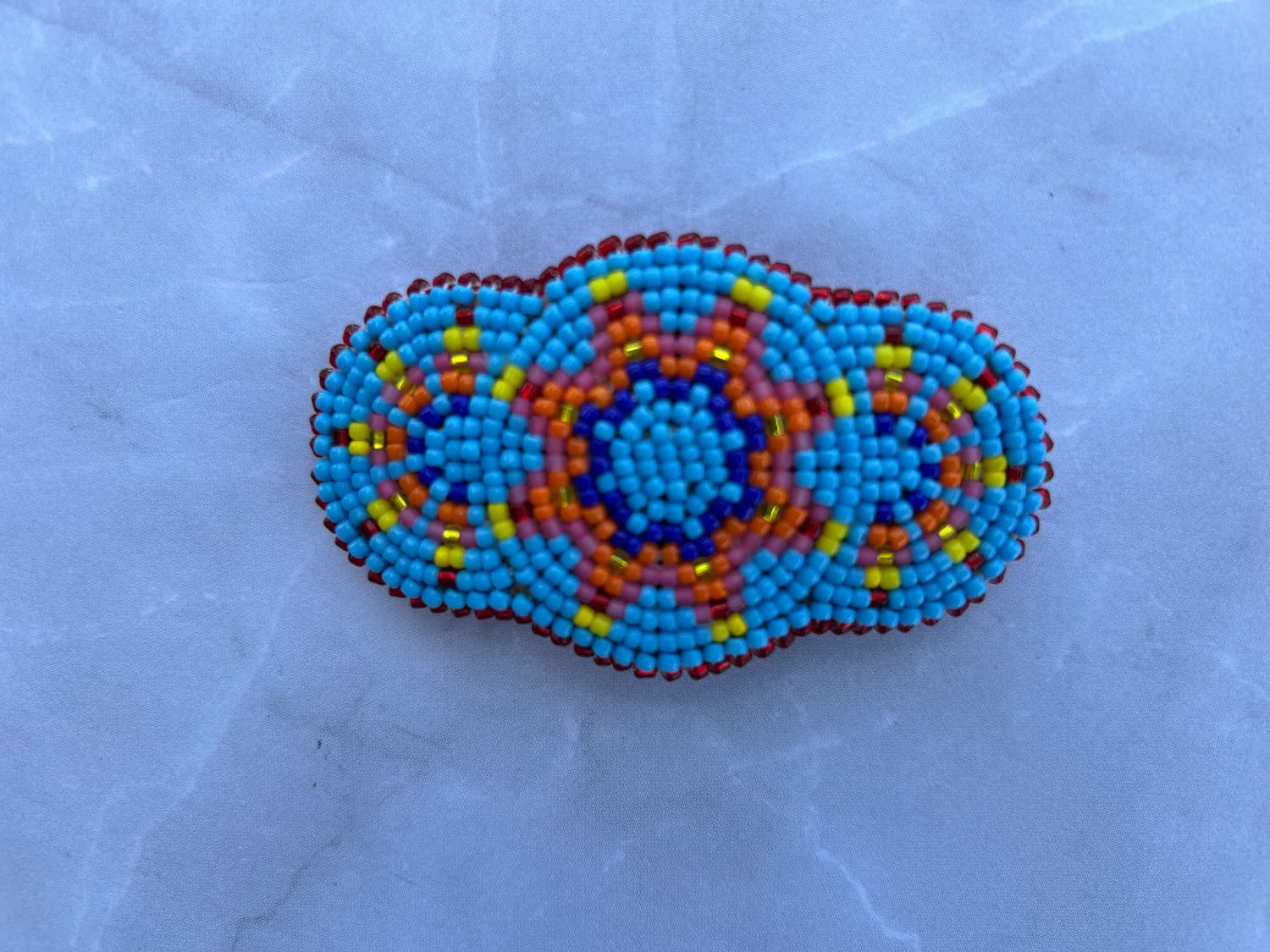 Beaded Barrette Hair Clip