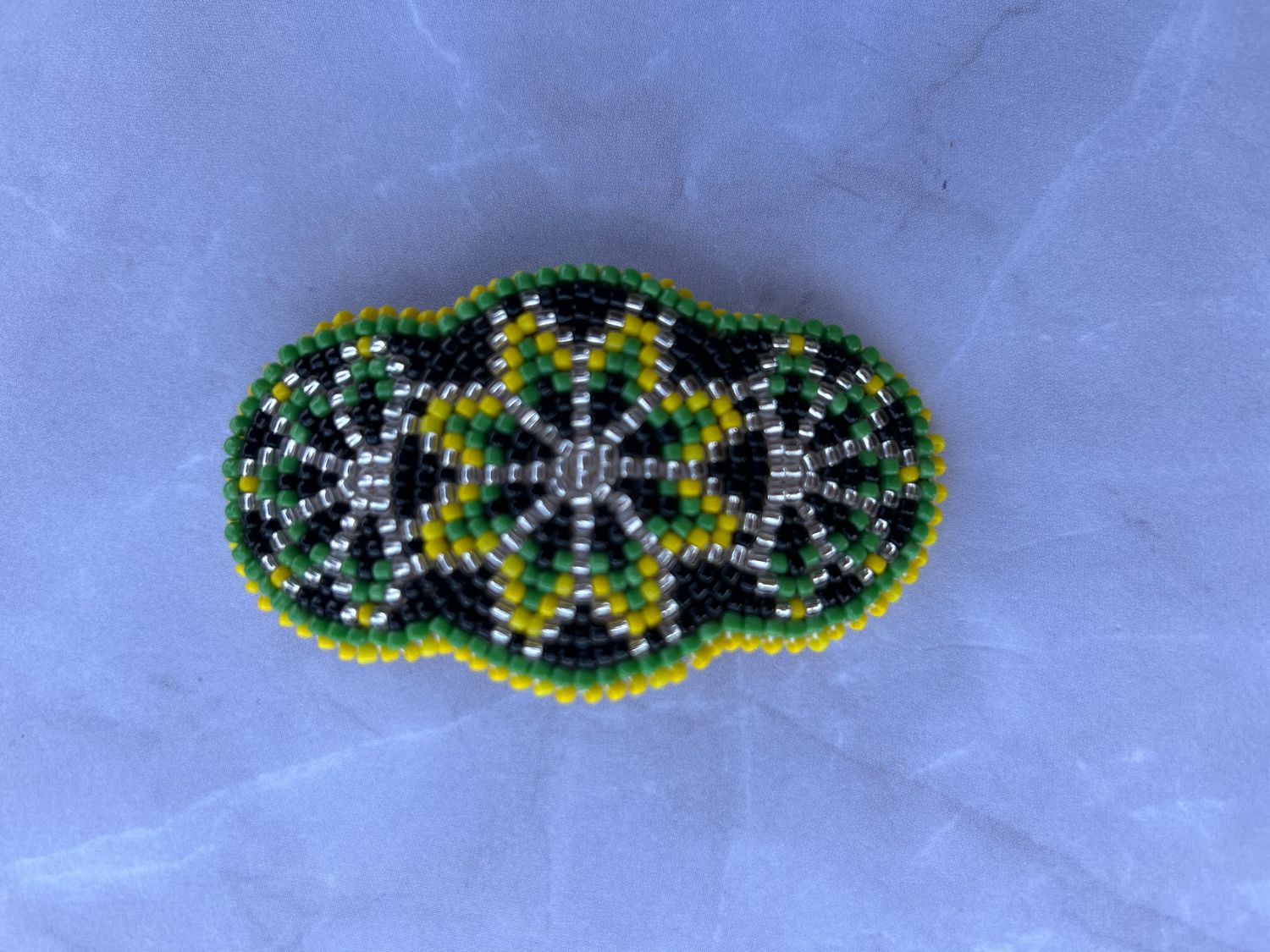 Beaded Barrette Hair Clip