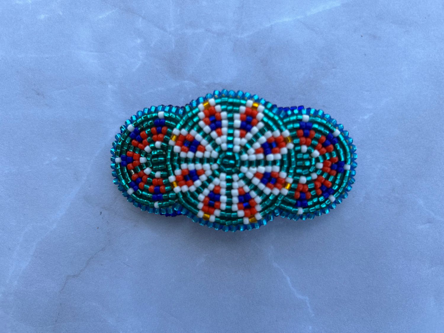 Beaded Barrette Hair Clip